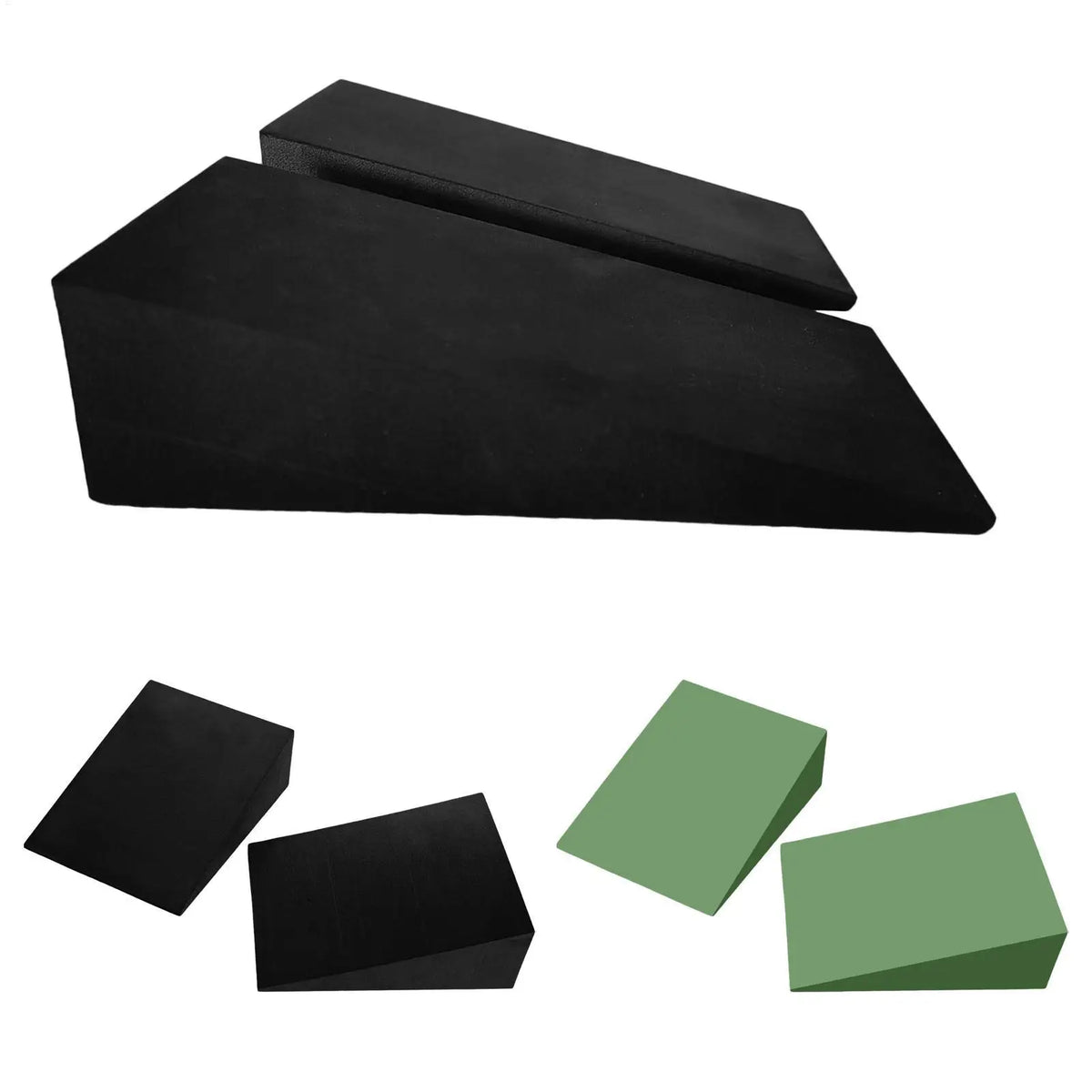 1Pairs  Yoga Wedge Blocks EVA Foam Yoga Wedge Stretch Slant Boards Exercise Yoga Block Pilates Wedge Squats Fitness Accessories