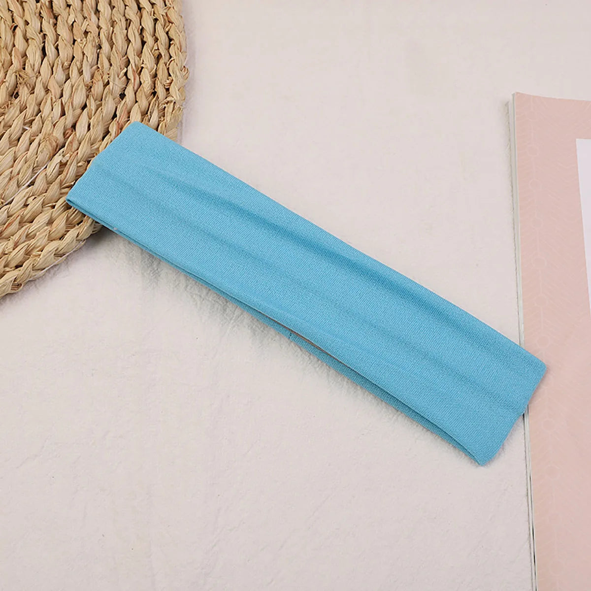 Four Seasons Solid Sports Headbands For Women Fitness Running Yoga Solid Color Elastic Hairbands Stretch Makeup Hair Accessories