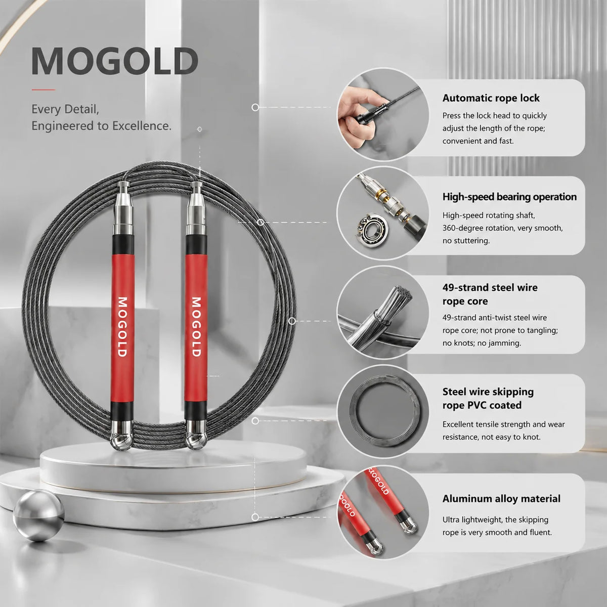 Boxing Jump Rope Speed Rope Weights Gym Accessories Exercise at Home Crossfit Single Speed Jumping Conbas Bodybuilding Man