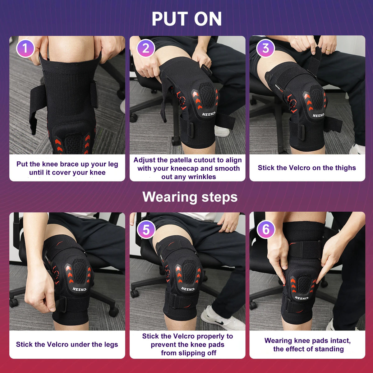 Hinged Knee Brace 3D Knitted Knee Sleeve for Men & Women Patella Ligament Support Pain Relief  Meniscus Tear Arthritis ACL PCL