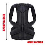 Reinforced Belt Lumbar Column Posture Corrector Vest Adjustable Back Support Strap Shoulder Spine Brace Neck Stretcher Trainer
