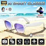2026 New Upgrade Smart Glasees with Camera Video Recording AI Photo Recognition Bluetooth Call Translation Voice Sunglasses Man