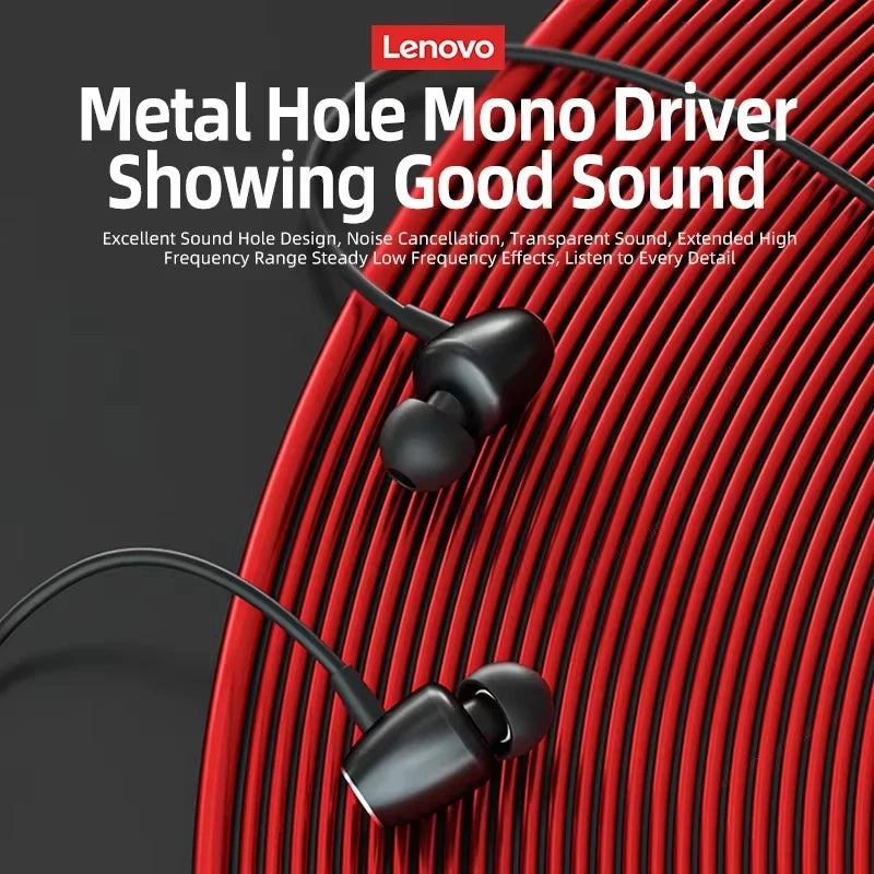 Original Lenovo HE05X Bluetooth 5.0 Sports Neckband Earphones HiFi Stereo Sound Music Headphone Long Battery Life HD Call Earbud