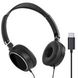 3.5Type-C/MM Wired Headphones Foldable Adjustable Headset Bass Stereo Earphones For Pc Mp3 Mobile Headphones With Noise Cancel