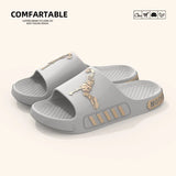 Men's Slippers for Outdoor Wear, Summer Home, Thick Soled Shower, anti Slip Sports, Cool Slippers for Cooldown