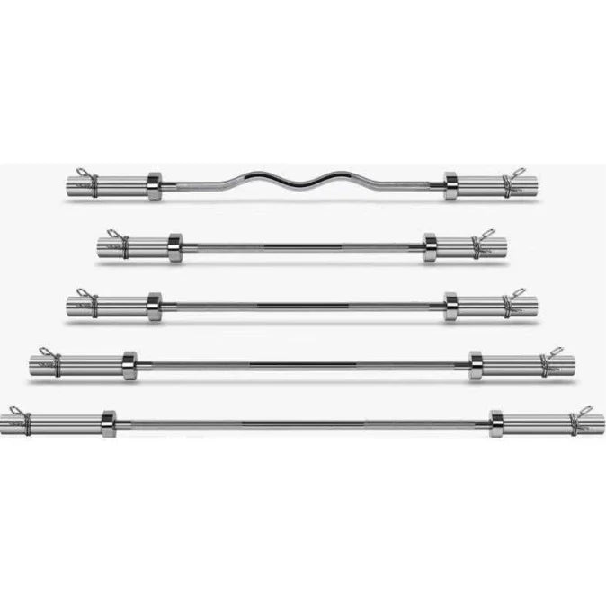 7ft Premium Gym Use Weightlifting Steel Barbell Bar for Strength Training
