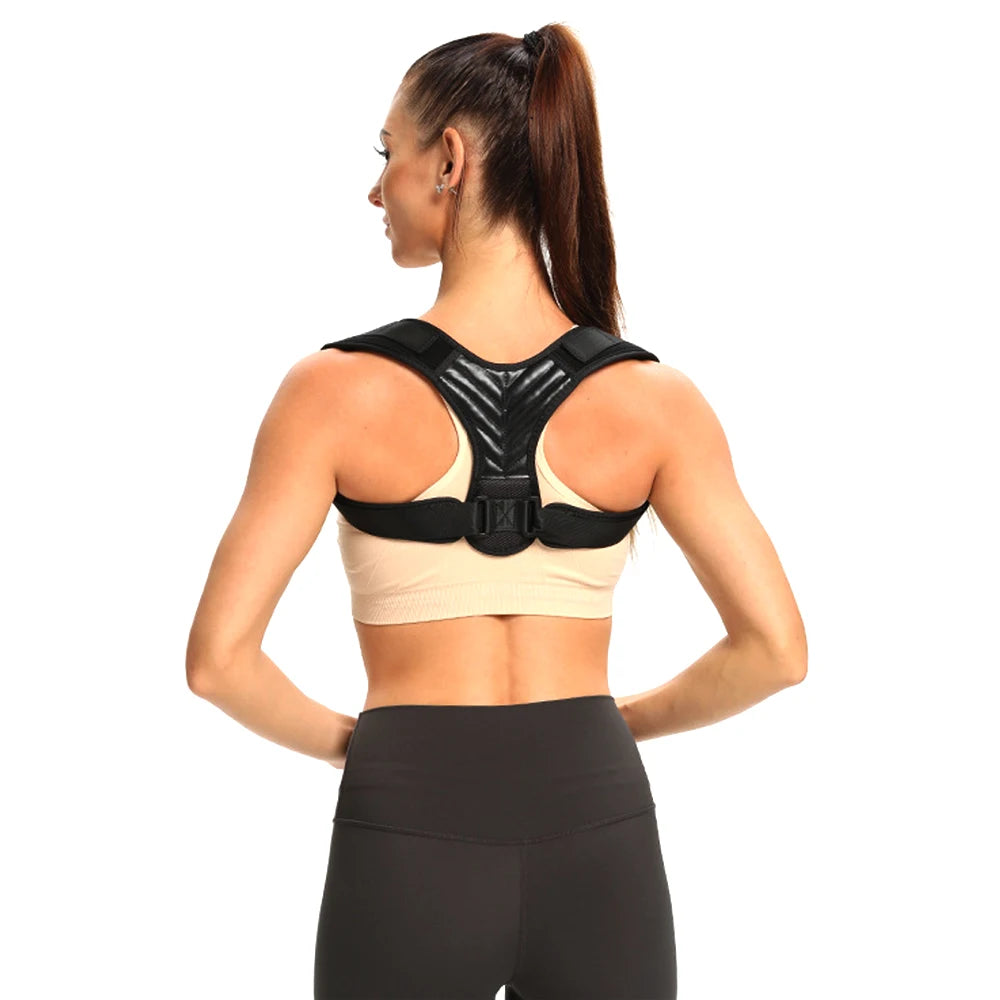 YANBIGUO Back Brace Posture Corrector for Women&Men,Adjustable Upper Back&Shoulder Brace Straightener,Relieve Pain Neck/Shoulder