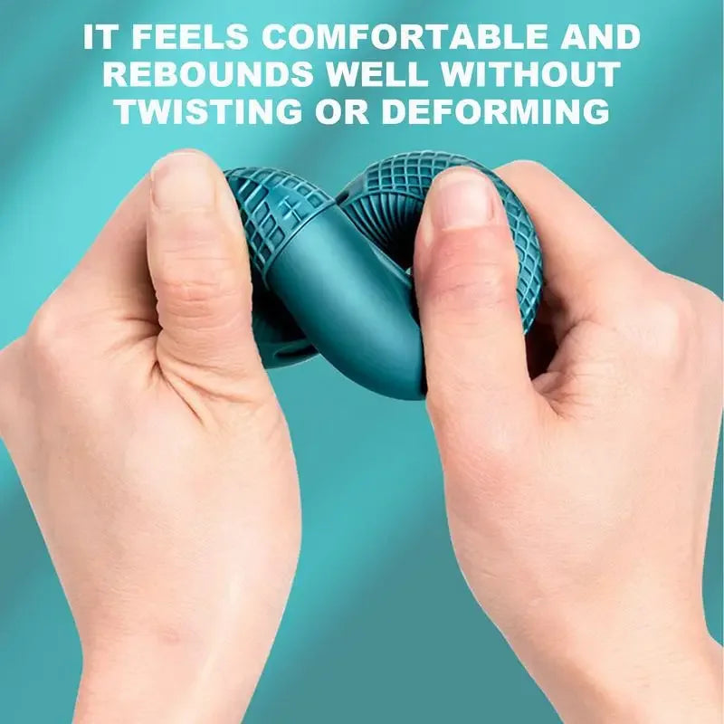 Silicone Finger Grip Strengthener Hand Wrist Exercise Ring For Carpal Tunnel Relief Portable Gym Office Rehabilitation Tool