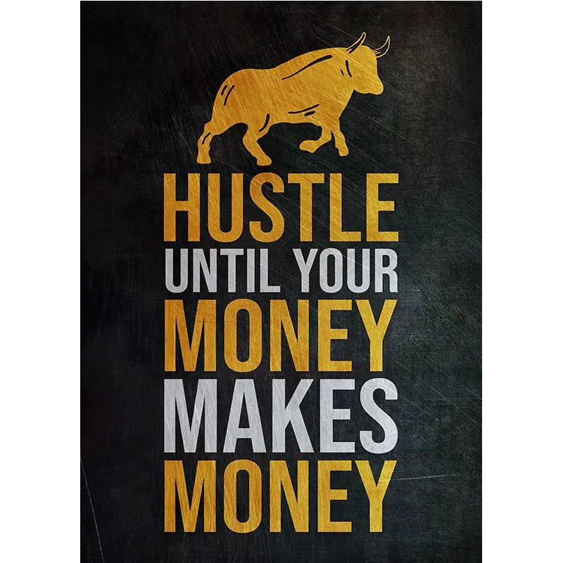 Motivational Stock Trading Canvas Art  Buy The Fear Sell Greed  Wall Decor for Home Office Traders  Best Inspirational Posters