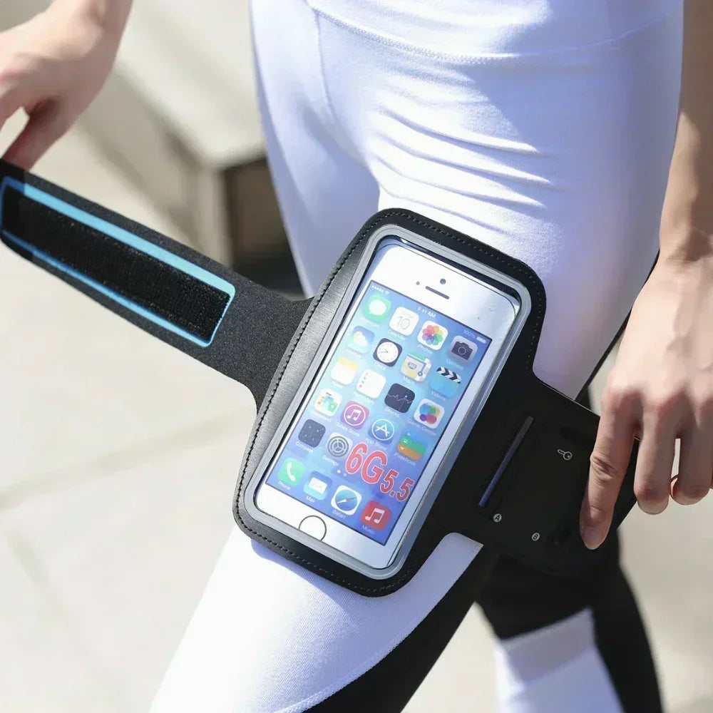 Mobile Phone Armband Outdoor Sports Smart 5.5inch Phone Holder Gym Running Phone Bag Arm Band Cases for Samsung iPhone Holder