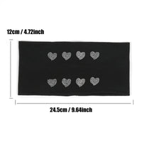 Unisex Punk Girl Skull Out Eyelets Wide Elastic Headband Halloween Rock Steampunk for Sport Women Men Headbands Hair Accessories