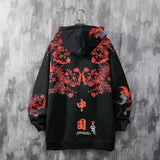 Black Tops Anime Graphic Essentials Hoodies Woman Aesthetic Korean Fashion Cute Hooded Sweat-shirts Streetwear Hoodie for Women