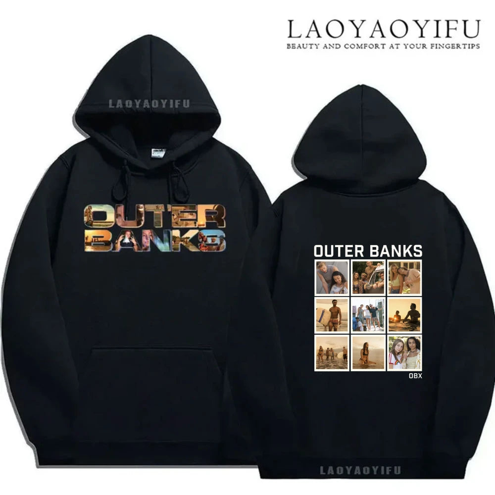 Outer Banks Paradise on Earth Unisex Hoodie Autumn and Winter Pullover Pogue Life Fit Sweatshirt Hoodies Women Hoodies Men Tops