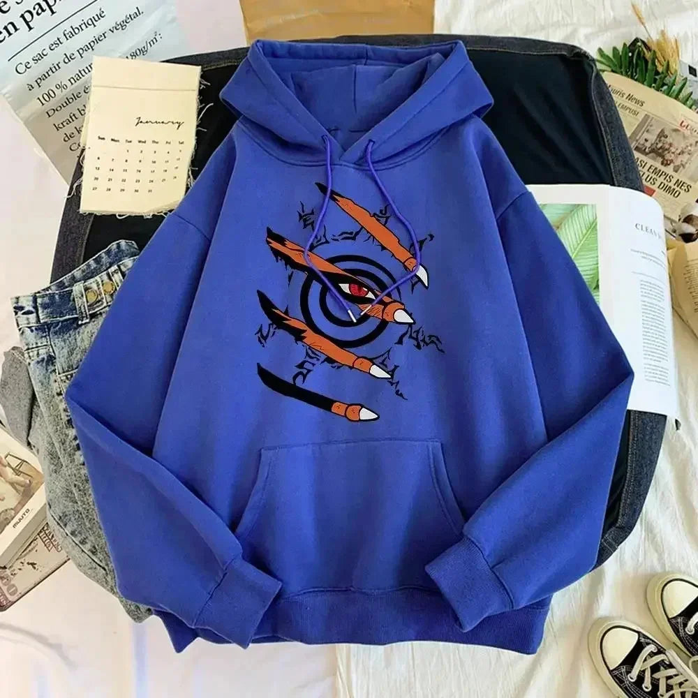 2026 Anime and manga printed hoodies for men and women, hooded pullovers for spring and autumn, comfortable sportswear tops