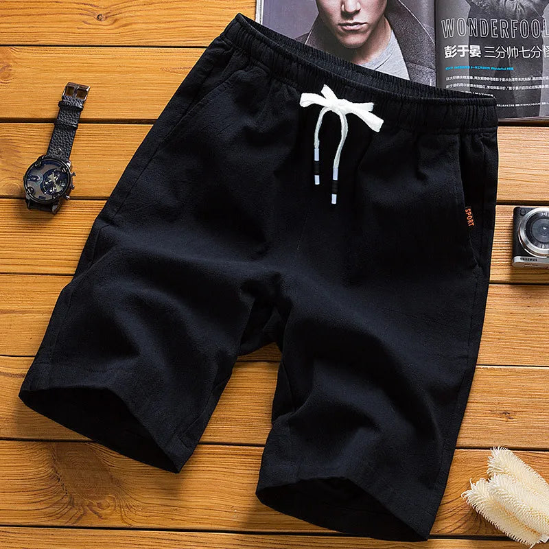 2026 New Summer Men'S Casual Shorts Beach Pants Running Sport Straight Short Pants Male Thin Sweatpant Leisure Loose Shorts