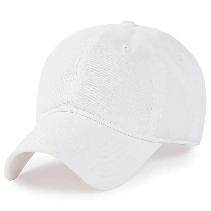 Men Women Oversize XXL 100% Cotton Baseball Cap, Large Hat for Big Heads 56-63cm (23.5'-25.5'), Adjustable Plain Dad Cap