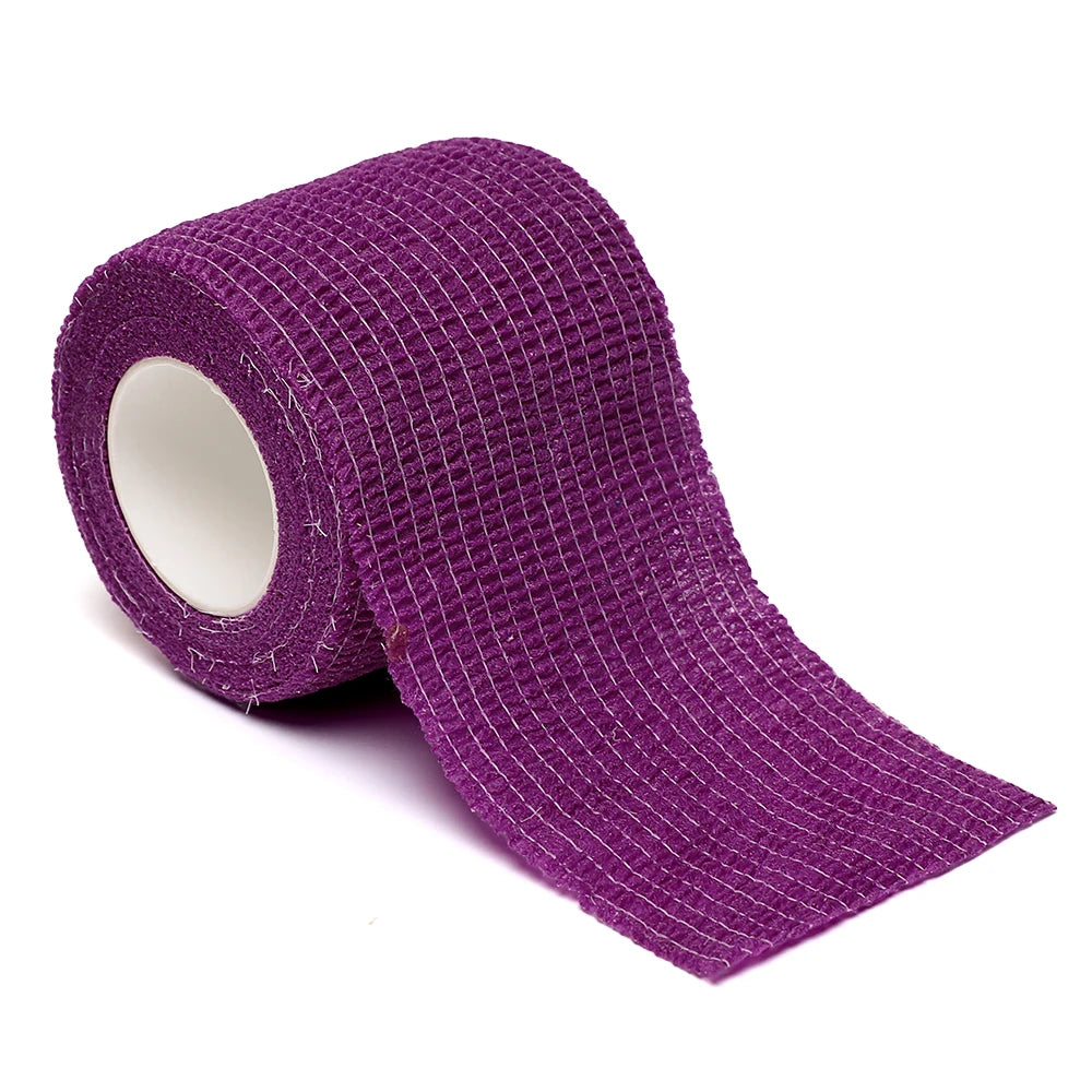 18 Colors of 4.8-Meter Elastic Sports Self-Adhesive Bandages, Protecting Fingers, Ankles, Palms, and Shoulders, Knee Protection