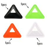 20/40Pcs 4 Colors Training Cones, Durable Triangle Marker Cones for Soccer Basketball Agility Training