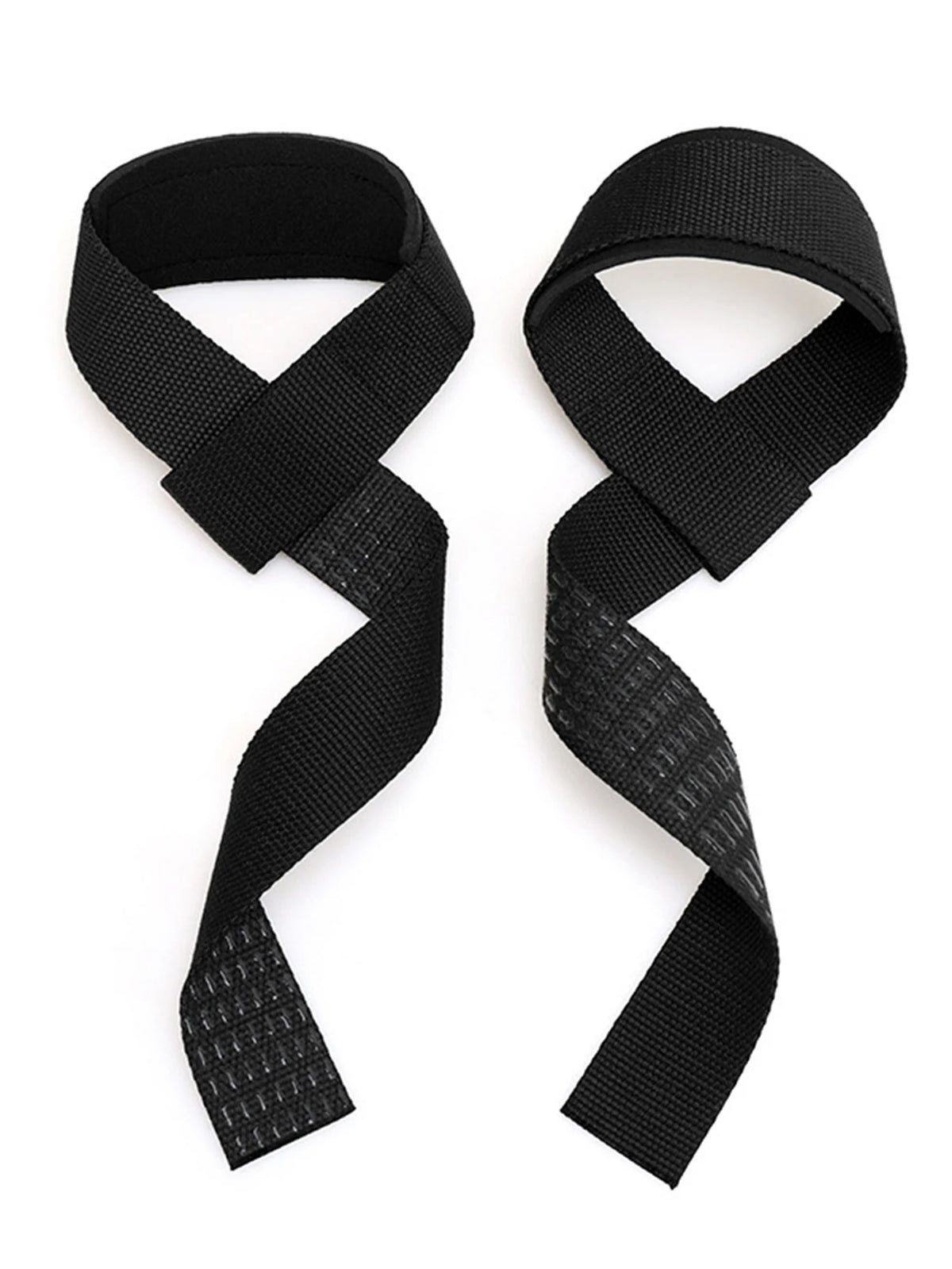 Weightlifting Straps 1 Pair Lifting Wrist Anti-Slip Silicone Strength Training Strap Hand Grips Wrist Support