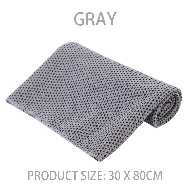 Cooling Towel Breathable Chilly Towel Sports Towel With Storage Box Yoga Towel Gym Towel for Indoor & Outdoor Activities