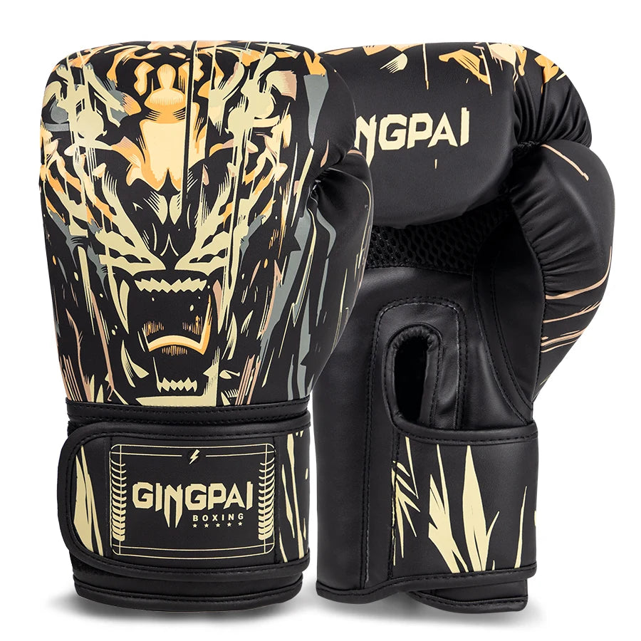 Professional Boxing Gloves Practical Combat Adult Sanda Training Muay Thai Combat Sandbag Punching Competition Thickening