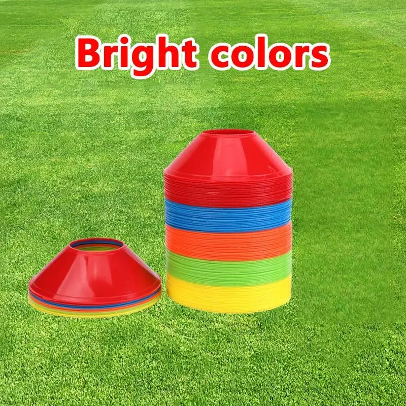 10pcs Football Training Sign Disk Obstacle Sign Cone Kids/Adult Agility Exercise Obstacle Avoidance Football Sports Accessories