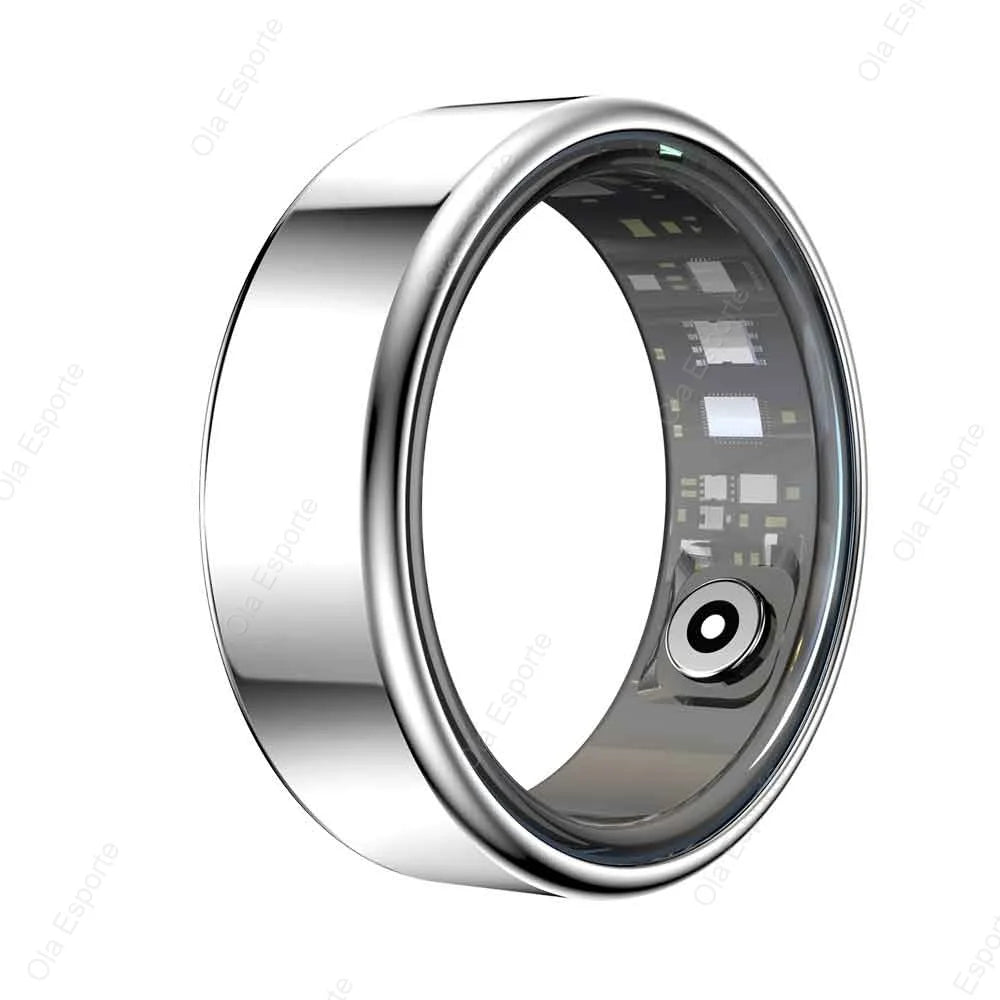 2026 new smart ring blood pressure，oxygen monitor，long battery life，5ATM waterproof，GPS tracking smartring for men and women