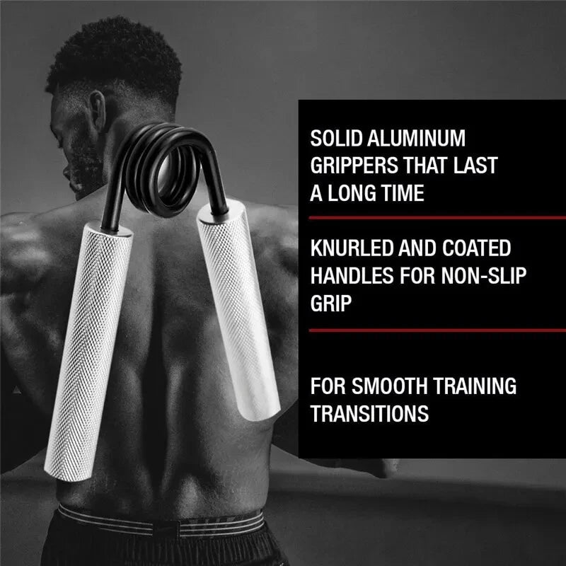 Metal Hand Grip Set 100LB-300LB No Slip Heavy-Duty Grip Strengthener Great Wrist & Forearm Hand Exerciser, Home Gym Hand Gripper