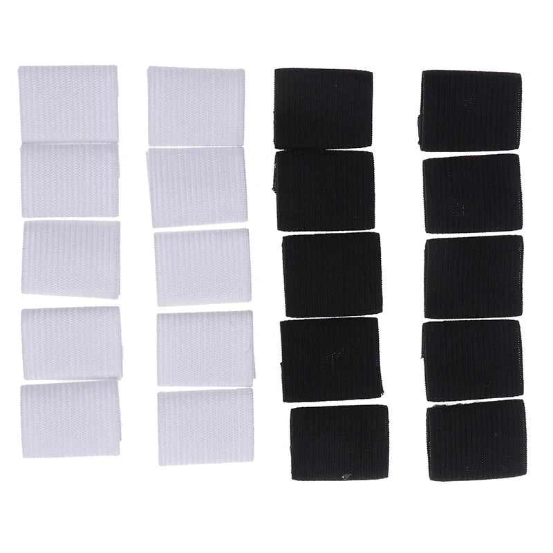 10Pcs Finger Protector Sleeves Stretchy Basketball Volleyball Finger Brace Thumb Support Arthritis Sports Aid Straight Wrap