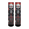 Cross Skull Fashion Men's Socks Harajuku Retro Style Crazy Street Hip Hop Happy Socks Novelty Funny Crew Socks Casual Party Gift