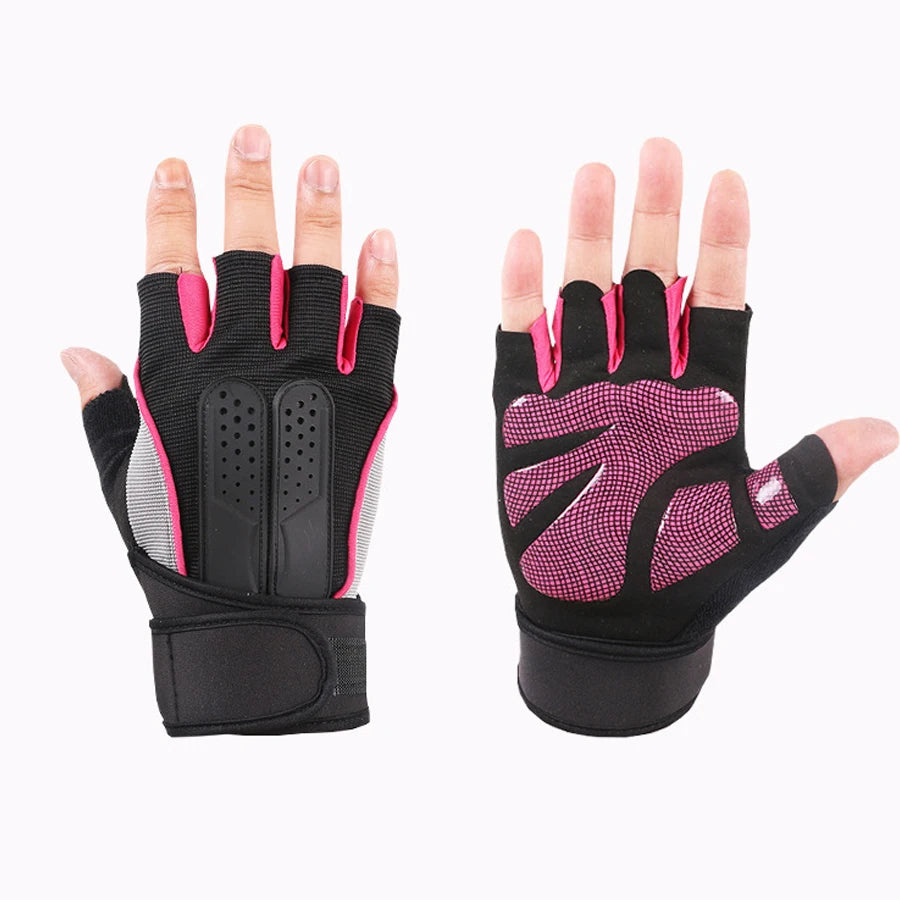 Fitness gloves, men's and women's dumbbell horizontal bar exercise training protection, wear-resistant pull up anti cocoon wrist