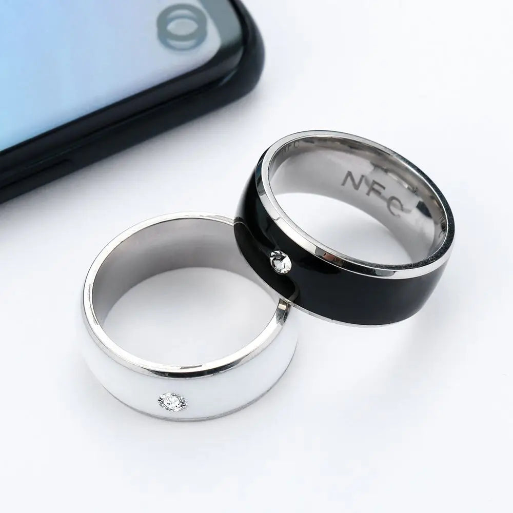 Fashion Technology Android Phone Equipment Smart Intelligent NFC Finger Ring Wearable Connect
