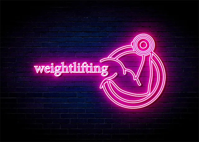 Modern Fitness Body Motivation Neon Design Canvas Posters GYM Body Pop Wall Art Simply Fitness Power Print Art GYM Decor Mural