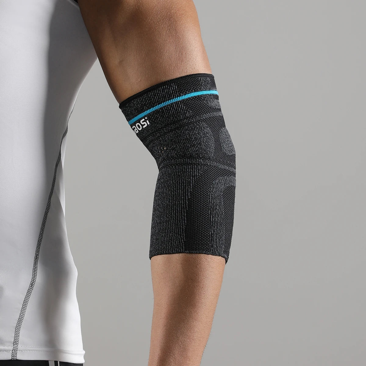 VBOSi 1 Piece Breathable Elastic Compression Elbow Sleeve Sports Support for Gym Running Daily Use for Women Men