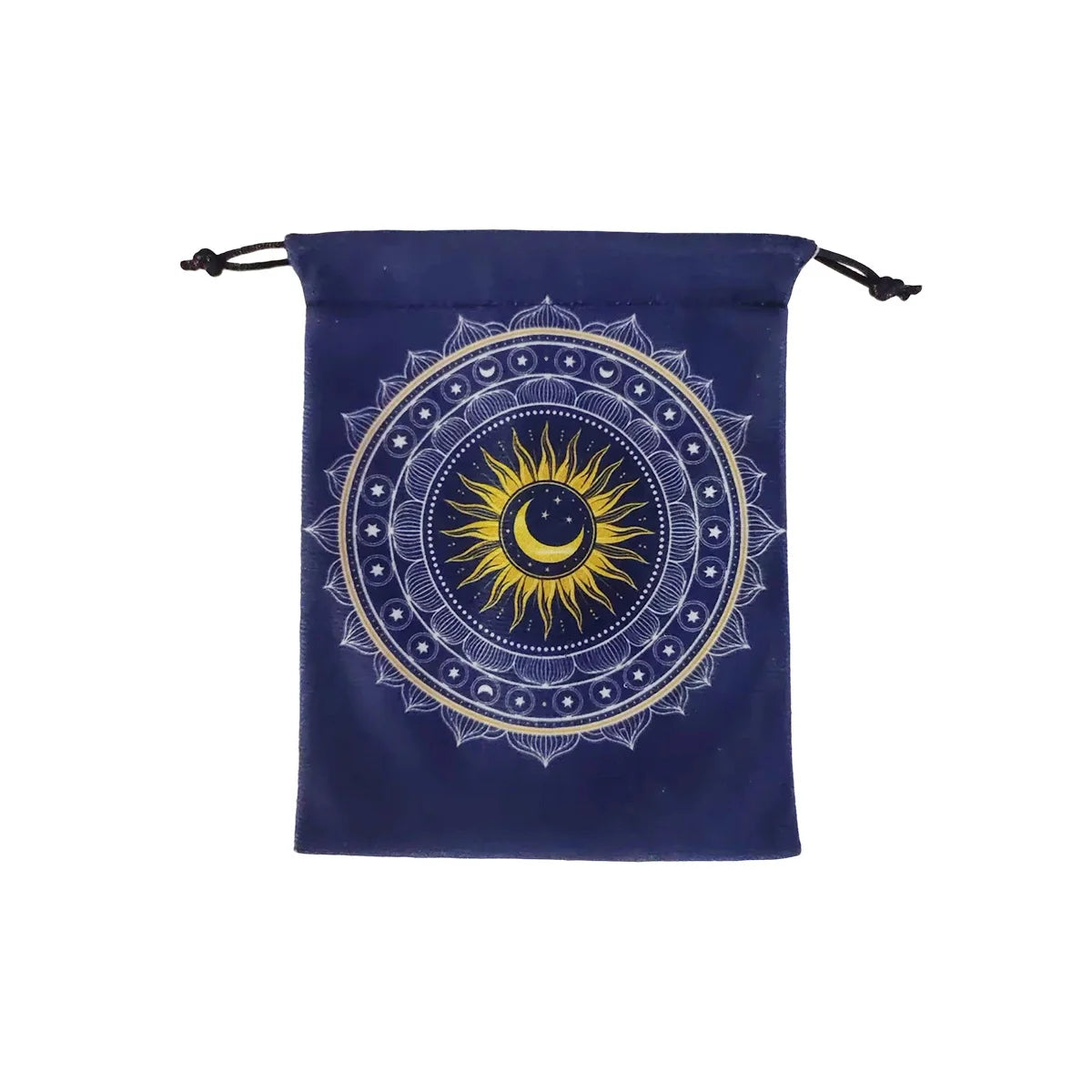 Velvet Witch Cat  Tarot Card Bag With Halloween Pumpkin Drawstring Pouch For Divination Jewelry Astrology Dice Accessories Bag