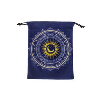 Velvet Witch Cat  Tarot Card Bag With Halloween Pumpkin Drawstring Pouch For Divination Jewelry Astrology Dice Accessories Bag