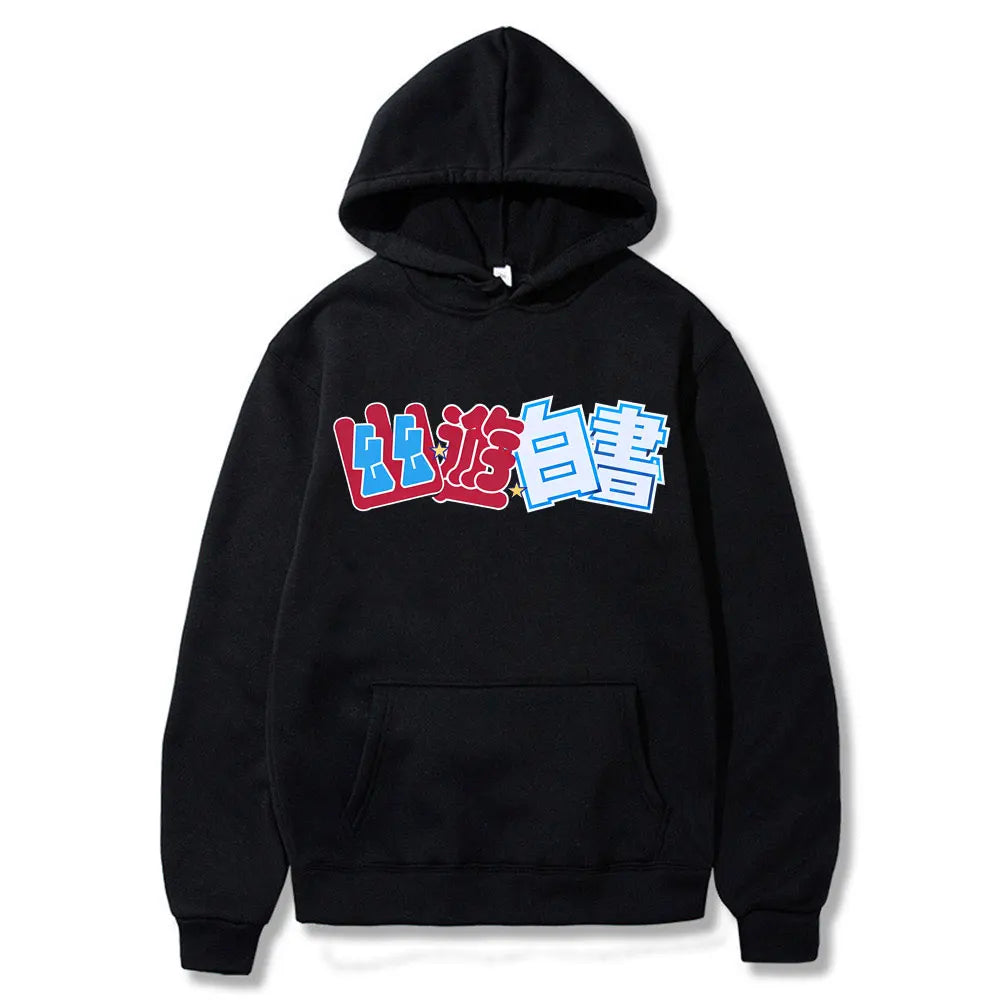 Anime YuYu Hakusho Graphic Hoodie Men Women Clothing Cartoon Oversized Pullover Hoodies Male Fashion Streetwear Unisex Tracksuit