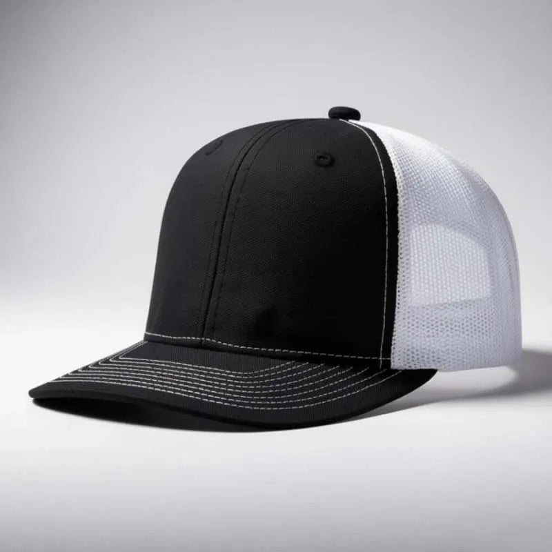 Hot Sale Unisex Cap Slight Curved Brim Style Trucker Hat Men & Women Casual Outdoor Breathable Summer Cap