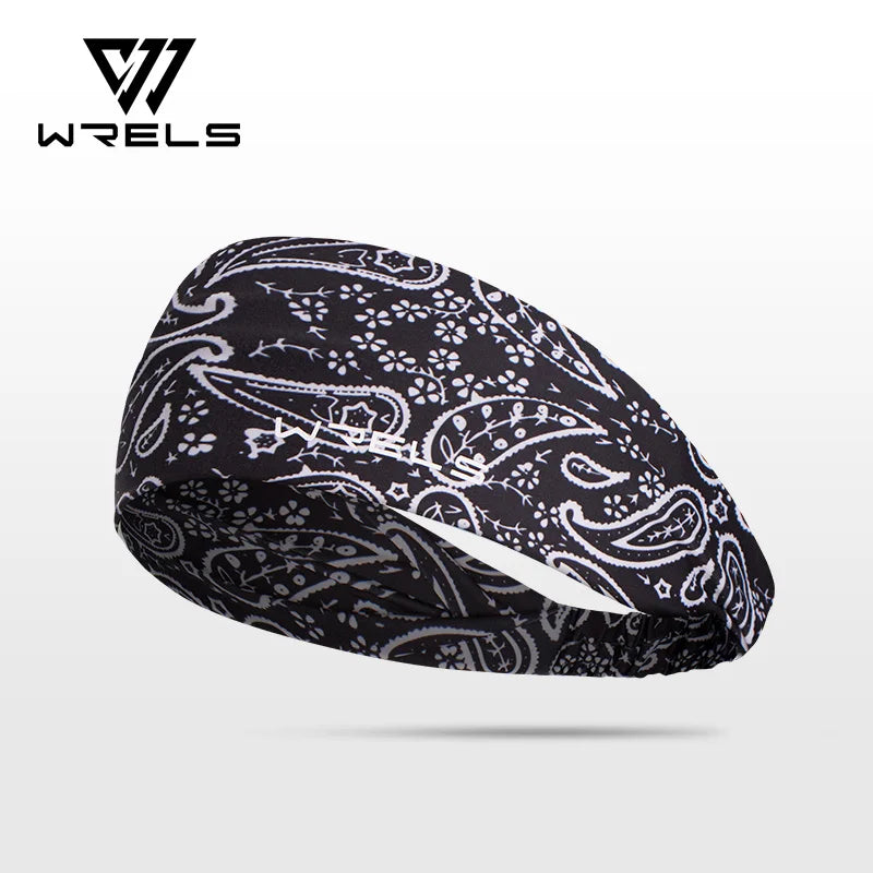 WRELS Sweatbands Sports Headband Moisture Wicking Hairband Athletic Towel Headbands Sweatband Headbands for Running Cycling Yoga