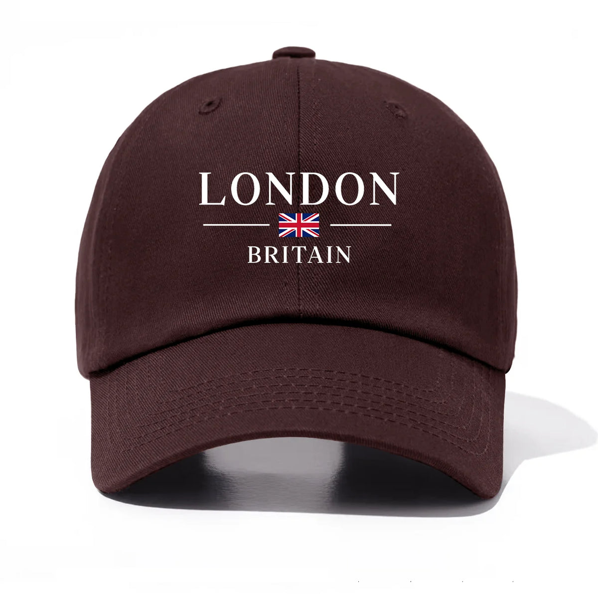 1pc London Print  Baseball Cap for Adults,  Minimalist Retro Style Casual Soft Adjustable Dad Hat, Perfect As Gift