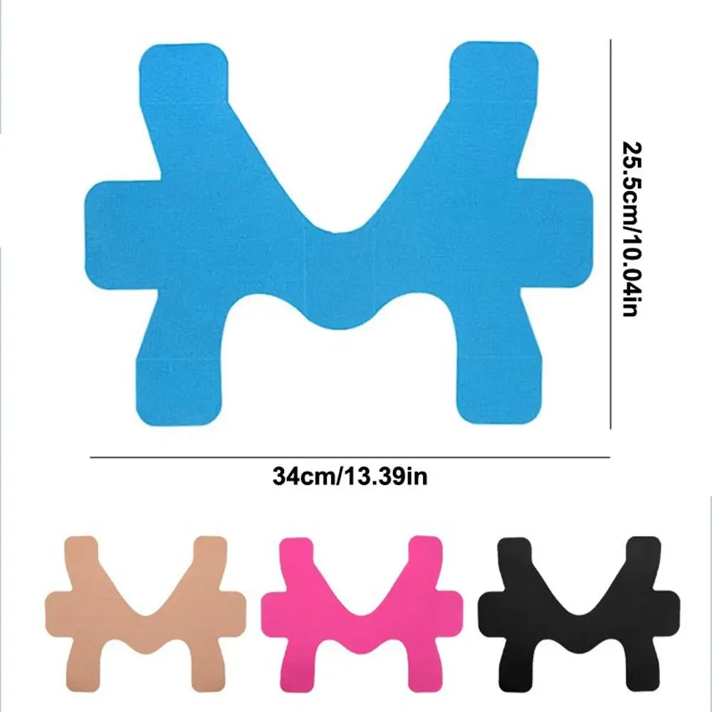 5pcs Pre-Cut Kinesiology Tape Breathable Elastic Sports Ankle Tape Waterproof Self-Adhesive Muscle Support Tape Marathon