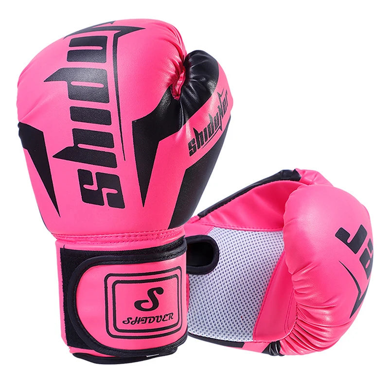 6/10 Oz PU Breathable Children's Adult Professional Sanda, Muay Thai, Taekwondo Neutral Breathable Boxing Gloves