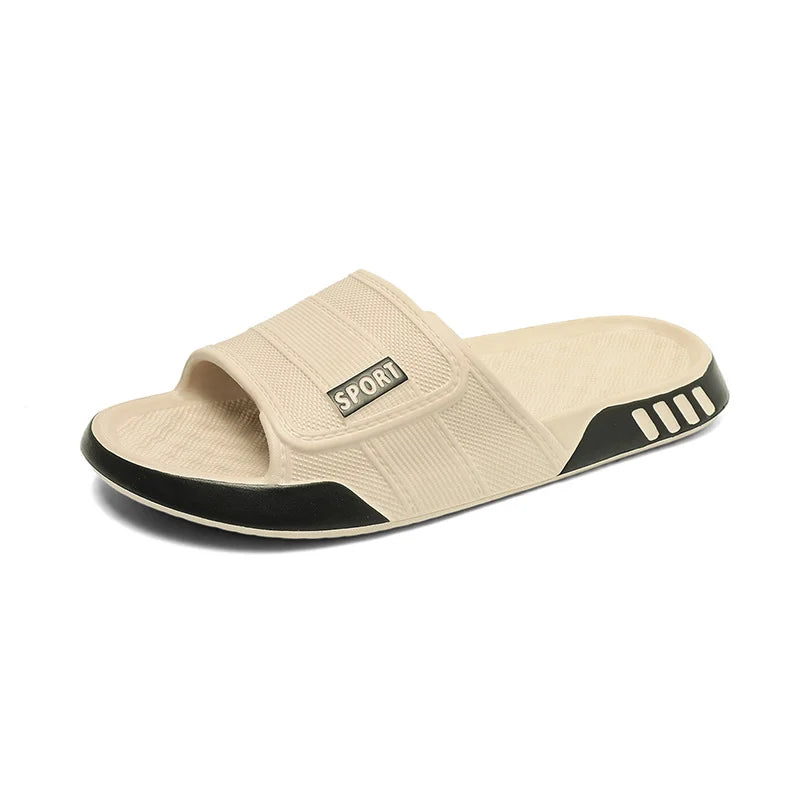 Plus Size Men Sporty EVA Cloud Slides 3.0cm Thick Sole Non Slip Sandals Ultra Soft Cushion Open Toe Summer Gym Beach Pool Slippe