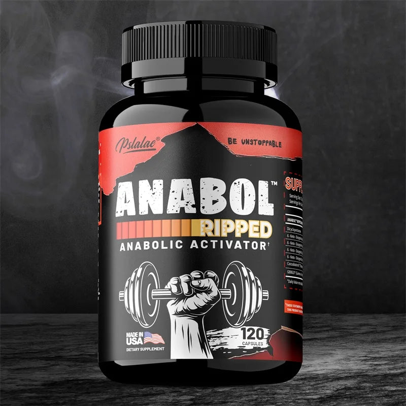 Anabol Ripped Supplement - Helps Build Lean, Firm, High-quality Muscle, Promoting Muscle Growth, Recovery & Strength Enhancement