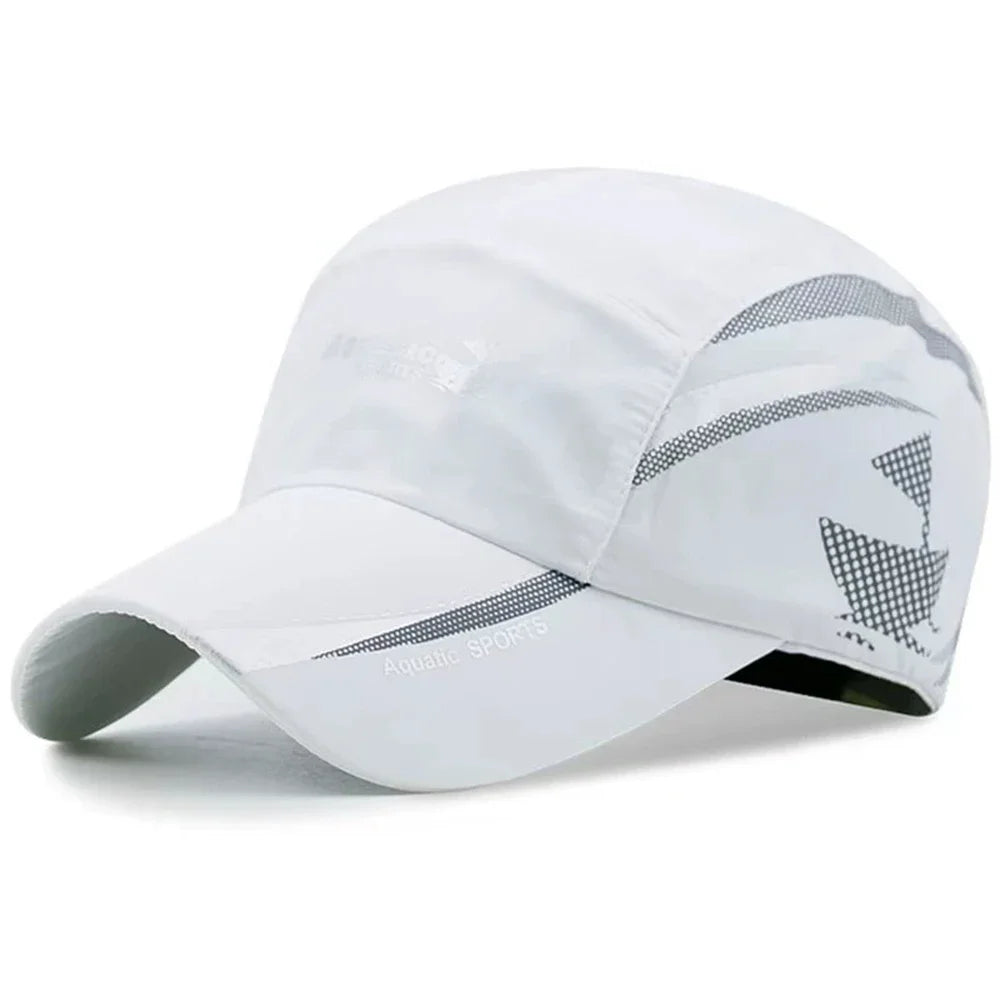 Quick Dry Unisex Adjustable Baseball Cap Sun Protection Hat for Golf Fishing Outdoor Sports Activities