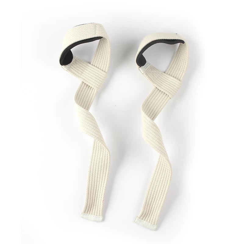 Cotton Weightlifting Straps, Strength Training Power Lifting Strap,Adjustable,Non-slip,Gym Fitness,Sports Grip Band