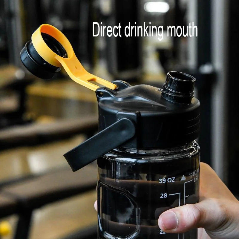 Super-large Capacity Water Cup  Student Outdoor Sports and Fitness  Shock-resistant and High-temperature Resistant Water Bottle