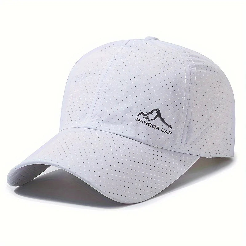 Unisex Summer Outdoor Sports Cap Golf Fishing Hat Quick Drying Sun Hat Adjustable Baseball Cap Women Men Lightweight Visor Cap