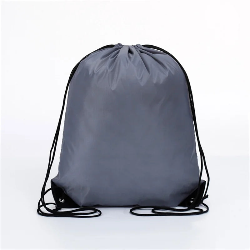 Portable Foldable Gym Bag Fitness Backpack Drawstring Shop Pocket Hiking Camping Beach Swimming Men Women Sports Bags