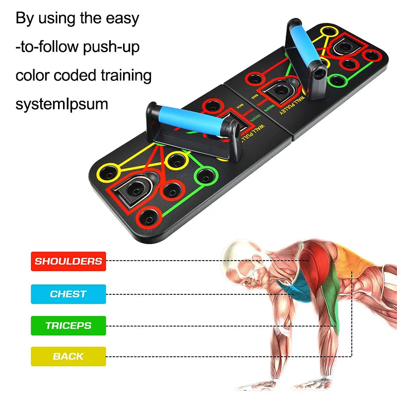 Push Up Board Functional Training Equipment Bodybuilding Home Fitness Equipment Gym Push Up Bars Exercise MuscleBuilding Tools